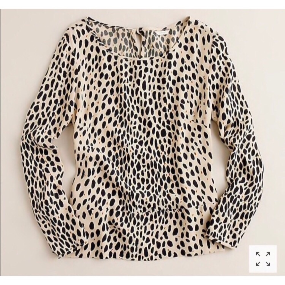 ✨ J. Crew | Wildcat Scoop Neck Blouse